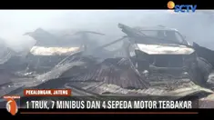Kencangnya tiupan angin serta adanya barang-barang yang mudah terbakar membuat api langsung membakar seisi garasi.