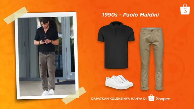 Padu padan busana ala pemain bola