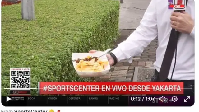Cerita Wartawan TV Argentina Meliput ke Jakarta, Sarapan Bubur Ayam dan Sate Usus di Pinggir Jalan