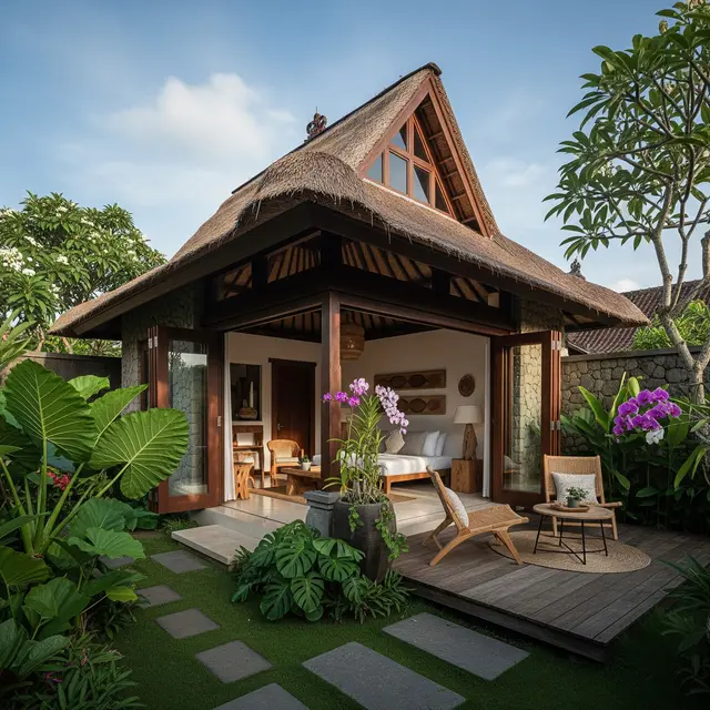 9 Desain Rumah ala Paviliun 1 Kamar dengan Dapur, Solusi Hunian Estetis