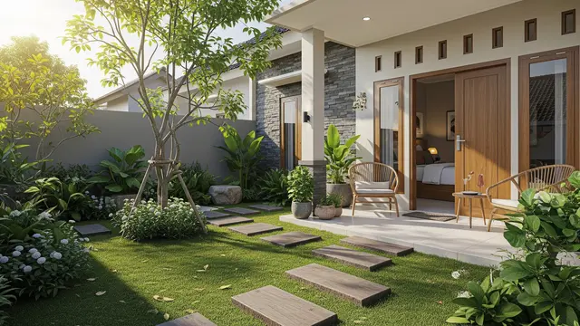 Inspirasi Teras Rumah yang Menyatu dengan Taman Sebagai Solusi Hunian Asri Ramah Lingkungan
