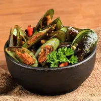 Ilustrasi kerang hijau lada hitam/copyrightshutterstock/Ika Rahma H