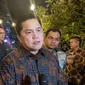 Menteri BUMN Erick Thohir meresmikan Gedung Nawasena Bank Mandiri. (Foto: Liputan6.com/Arief RH)