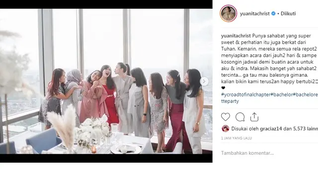 Yuanita Christiani (Foto: Instagram)