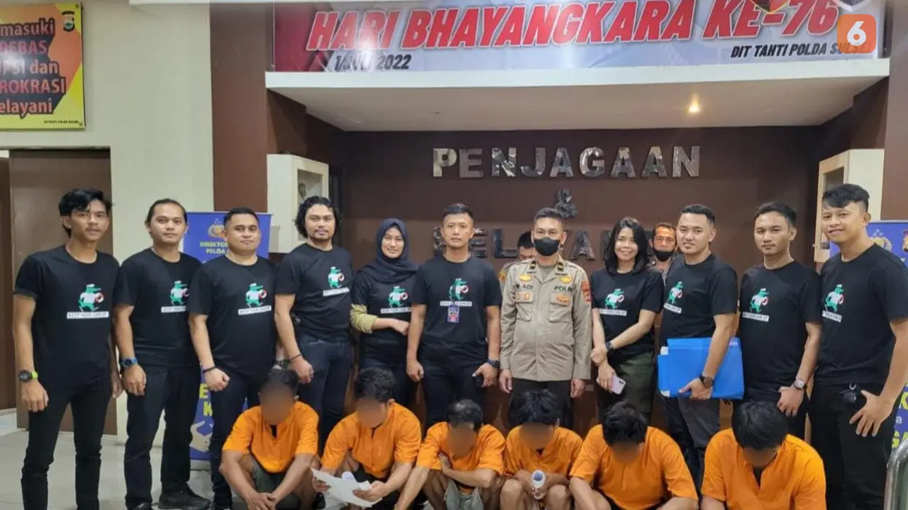 6 petani asal Sulsel ditangkap usai mengaku sebagai karyawan RANS untuk aksi penipuan (Liputan6.com/Fauzan)