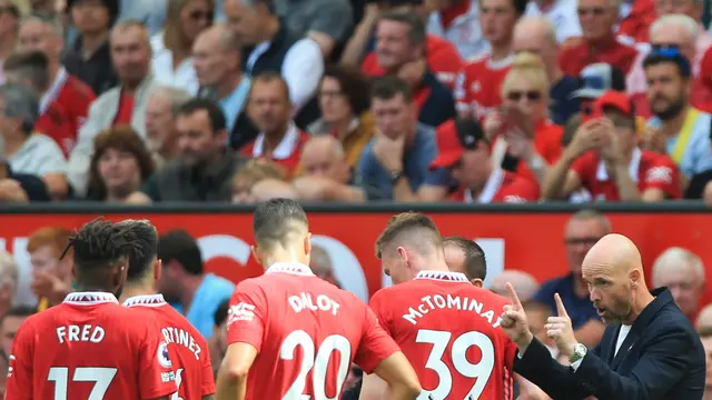 Ekspresi Erik ten Hag Usai Man Utd Dikalahkan Brighton