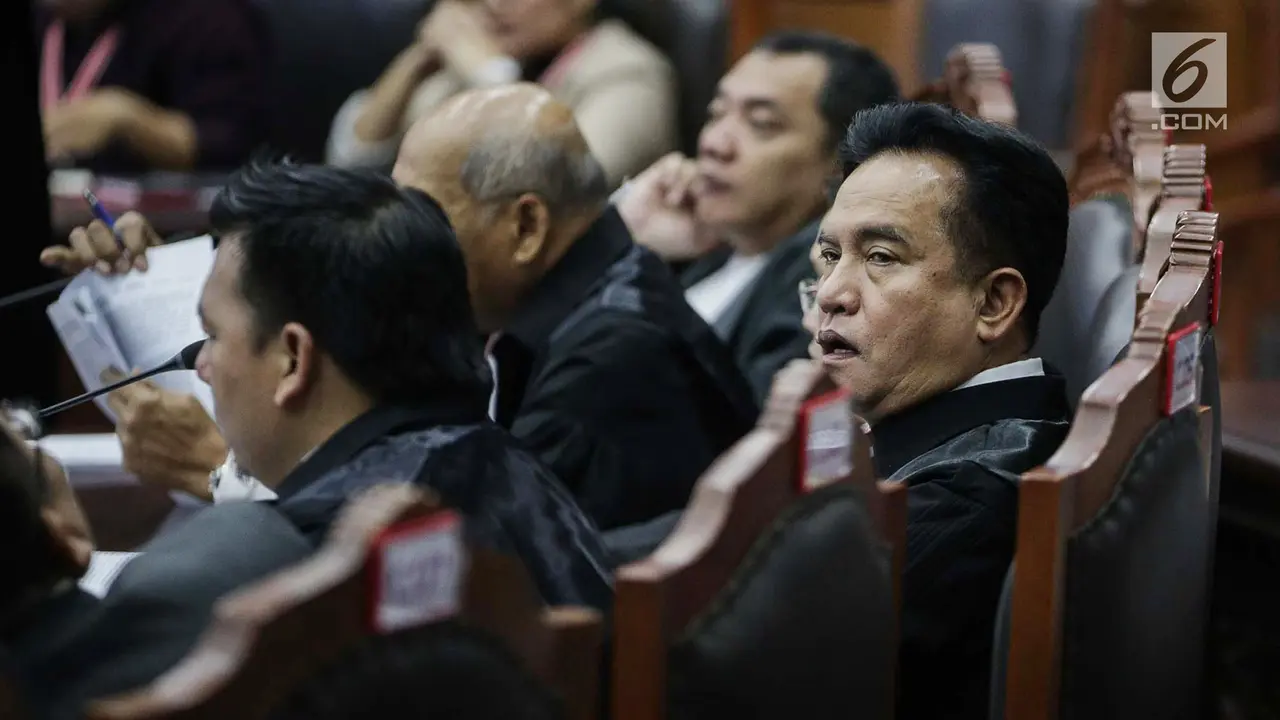 Ekspresi Peserta Sidang Sengketa Pilpres di MK