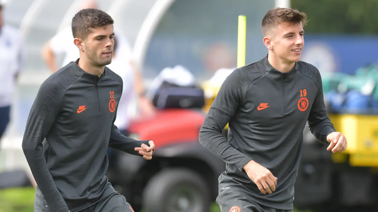 Semangat Pemain Chelsea Saat Latihan Jelang Hadapi Valencia
