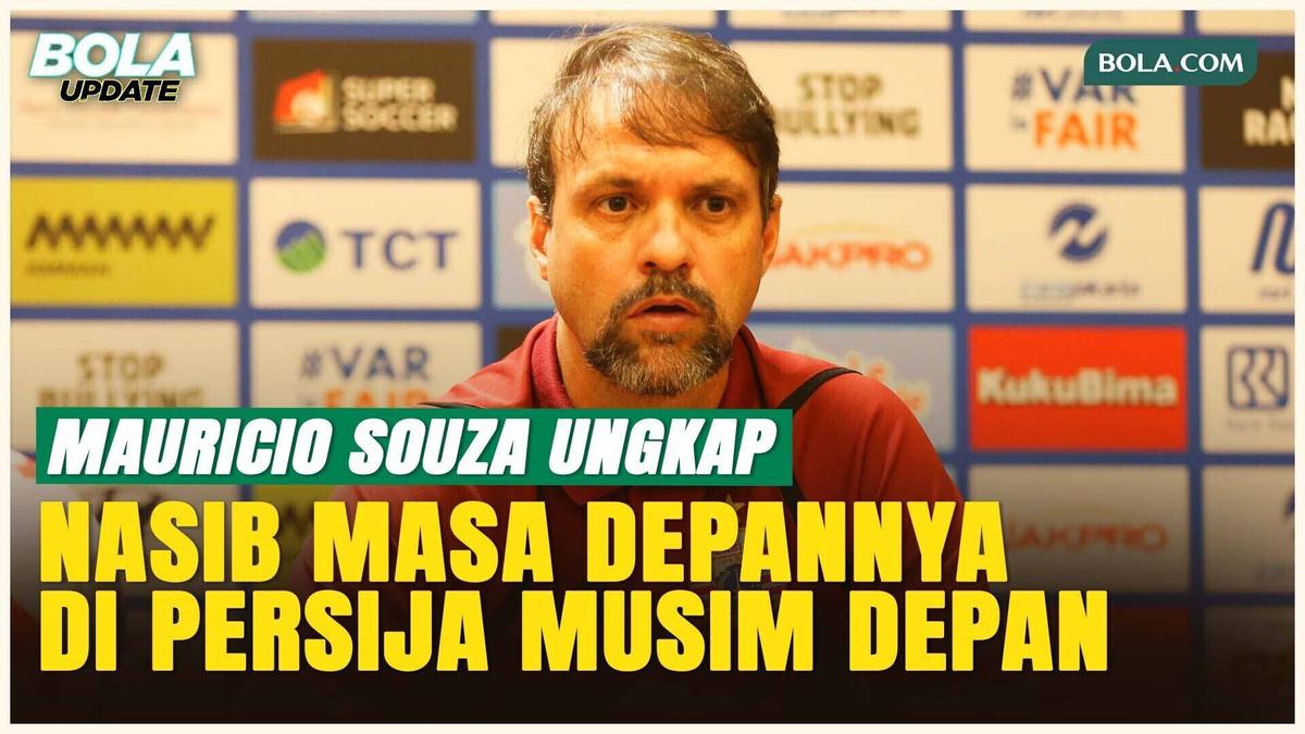 Mauricio Souza Belum Pastikan Bertahan, Masa Depannya di Persija Masih Tanda Tanya