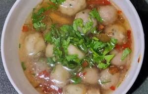 Resep cilok kuah super pedas. (dok. Cookpad @Mamim)