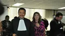 Dalam persidangan ini, hakim menolak nota pembelaan yang diajukan terdakwa kasus suap SKK Migas Artha Meris Simbolon, Jakarta, (2/10/14). (Liputan6.Com/Miftahul Hayat)