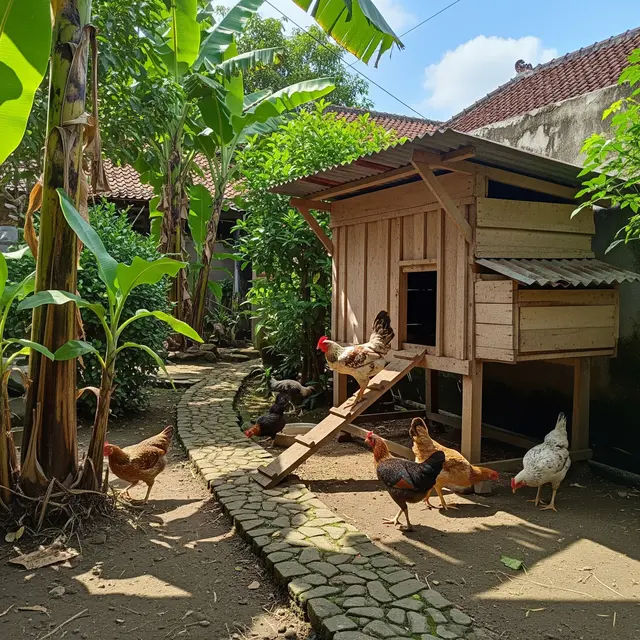 Ilustrasi Ternak Ayam