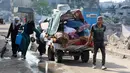 Dikabarkan, militer Israel mulai mengirimkan perintah panggilan kepada 60.000 prajurit cadangan setelah Menteri Pertahanan Katz menyetujui rencana untuk menduduki kota tersebut. (Bashar TALEB/AFP)