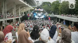 Pertandingan bertajuk 'Tribute to Istora' ini akan mempertandingkan ganda campuran dan ganda putra antara Indonesia vs Malaysia. (Liputan6.com/Faizal Fanani)