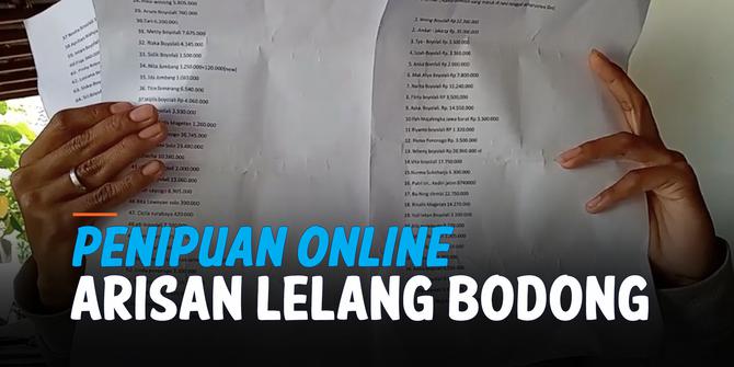 VIDEO: Arisan dan Lelang Online Bodong di Boyolali, Total Kerugian Rp 2,5 M