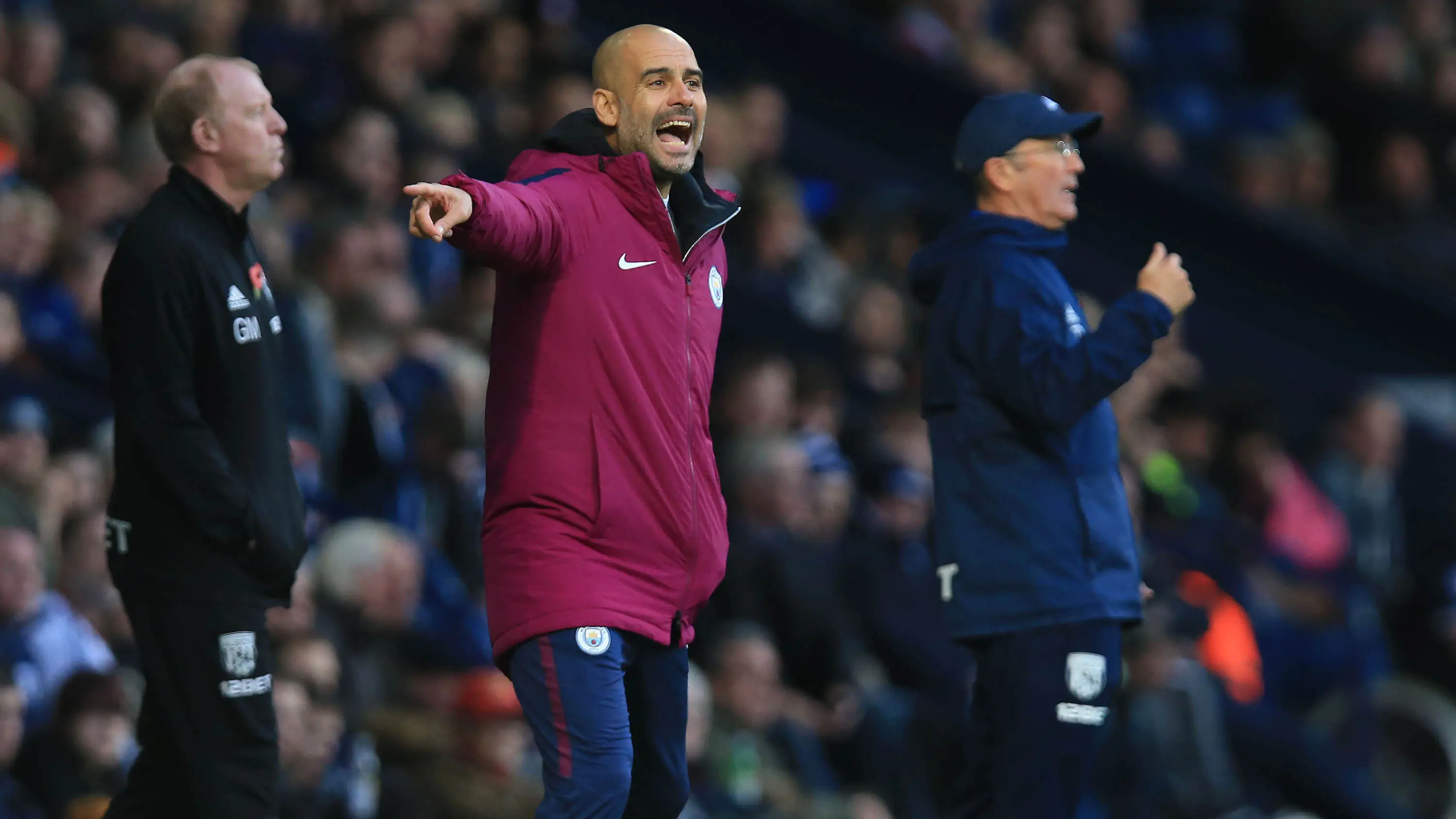 Pelatih Manchester City, Pep Guardiola (AFP/Lindsey Parnaby)