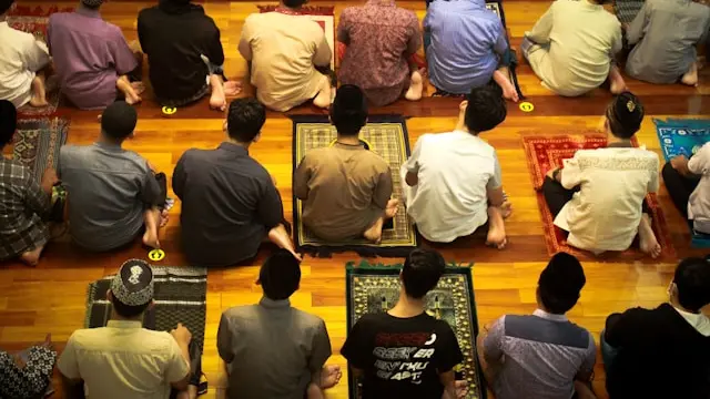 Ilustrasi salat tarawih