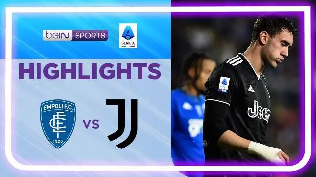 Berita video highlights kemenangan Empoli atas Juventus 4-1 dalam laga pekan ke-36 Liga Italia (Serie A) 2022/2023, Selasa (23/5/2023) dini hari WIB.