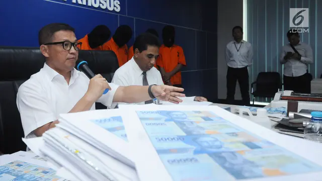 Tahan Empat Tersangka, Bareskrim Polri Gagalkan Peredaran Uang Palsu