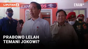 Kondisi Prabowo Disorot saat Temani Jokowi