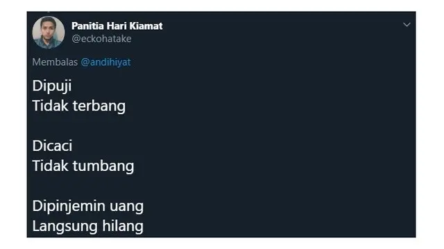 Prinsip Hidup Ala Netizen Ini Ujungnya Malah Bikin Ketawa Geli