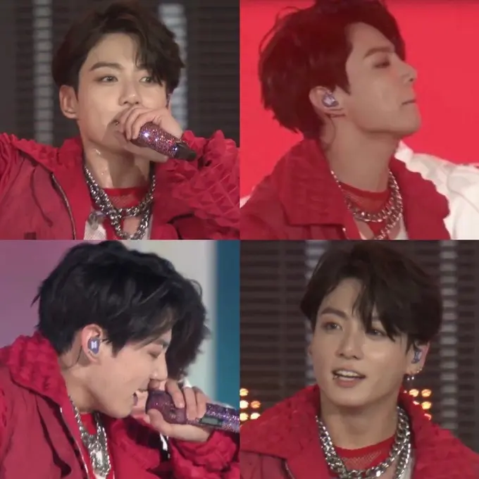 Jungkook "Membakar" Konser BTS Hari Pertama dengan Pakaian Merahnya