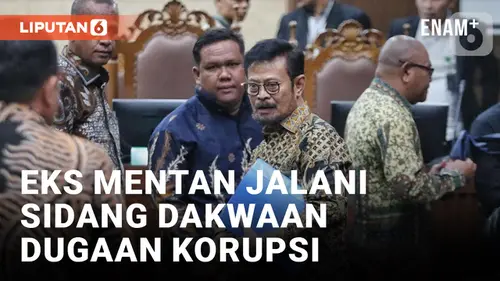 VIDEO: Mantan Mentan Syahrul Yasin Limpo Jalani Sidang Dakwaan Dugaan Korupsi
