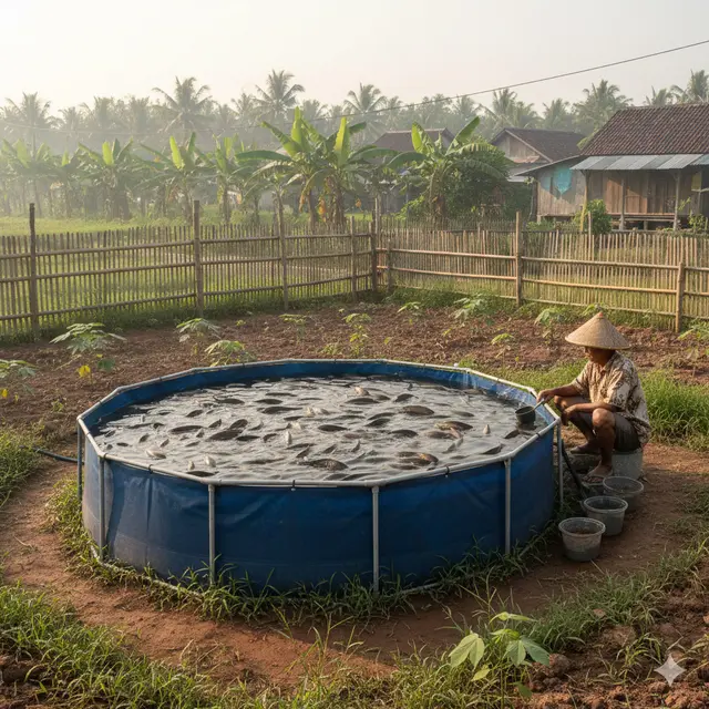 Model Ternak Hemat Lahan 1x1 Meter di Desa