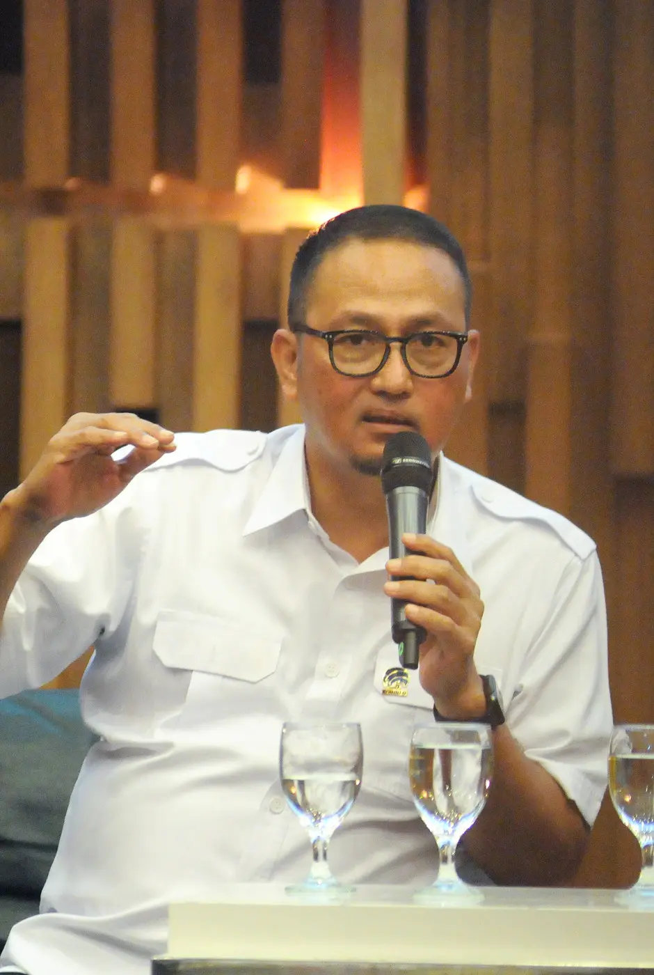 Direktur Jenderal Aplikasi Informatika, Kementerian Komunikasi dan Informatika, Semuel A Pangerapan. (Daniel Kampua/Bintang.com)