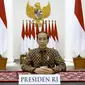 Jokowi mengumumkan perpanjangan PPKM Darurat. (Youtube Sekretariat Presiden)