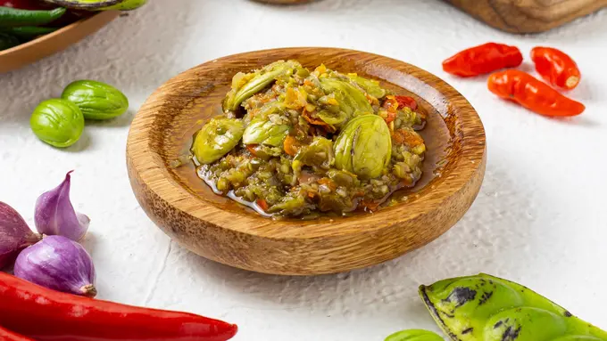 sambal petai cabai ijo