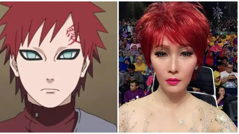 8 Cocoklogi Artis dengan Tokoh Anime Ini Bikin Geleng Kepala