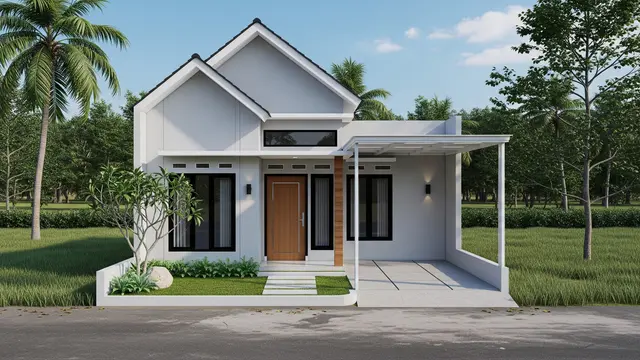 Rumah Kecil Sederhana Tapi Mewah di Kampung