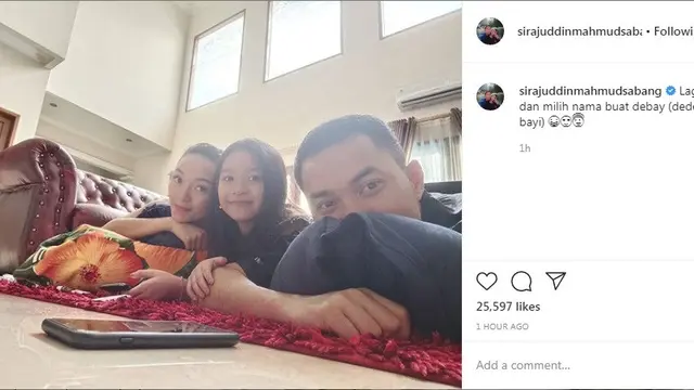 Zaskia Gotik (Foto: Instagram/@sirajuddinmahmudsabang)