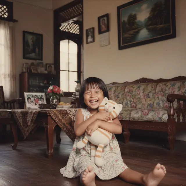 Foto Masa Kecil bareng Pacar /Ilustrasi gambar oleh Gemini AI