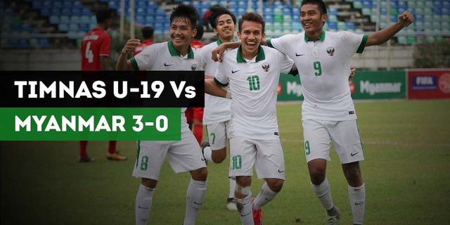 VIDEO: Highlights Babak 1, Myanmar Vs Timnas Indonesia U-19 0-3
