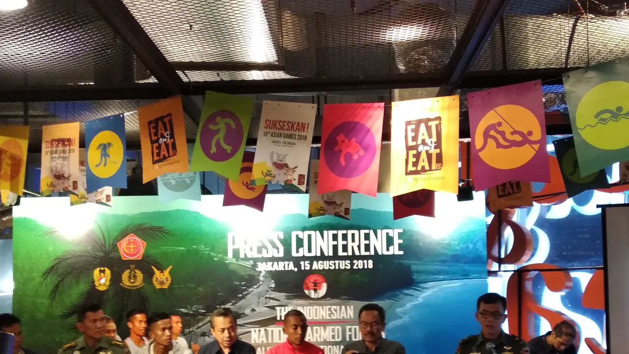 Konferensi pers The Indonesian National Armed Forces Mandalika International Marathon 2018 di FX Sudirman