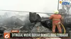 Lima belas bangunan ditinggal mudik oleh pemiliknya di Joglo, Kembangan, Jakarta Barat hangus terbakar. Diduga kebakaran dipicu oleh konsleting listrik dari salah satu bangunan.