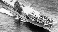 Pada tanggal 26 Mei 1954, lebih dari 100 awak kapal induk USS Bennington tewas dalam ledakan di lepas pantai Rhode Island. (U.S Navy)