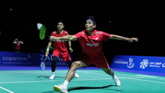 Leo Rolly Carnando/Bagas Maulana - Swiss Open 2025 - Bulu Tangkis