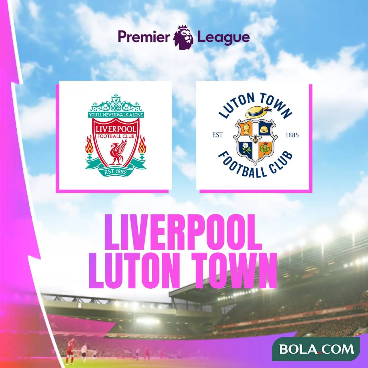 Link Live Streaming Liga Inggris di Vidio Malam Ini Liverpool Vs Luton