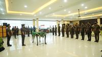 Pelantikan pejabat baru eselon III lingkup Kejaksaan Tinggi Sulawesi Selatan (Foto: Liputan6.com/Eka Hakim)