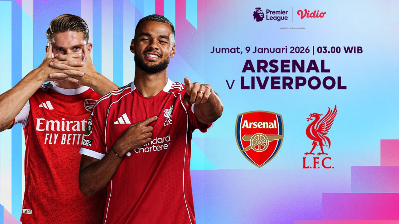 Saksikan Arsenal vs Liverpool eksklusif di Vidio. (dok. vidio.com)
