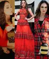 Lihat di sini beberapa penampilan berani Luna Maya pakai outfit warna merah.