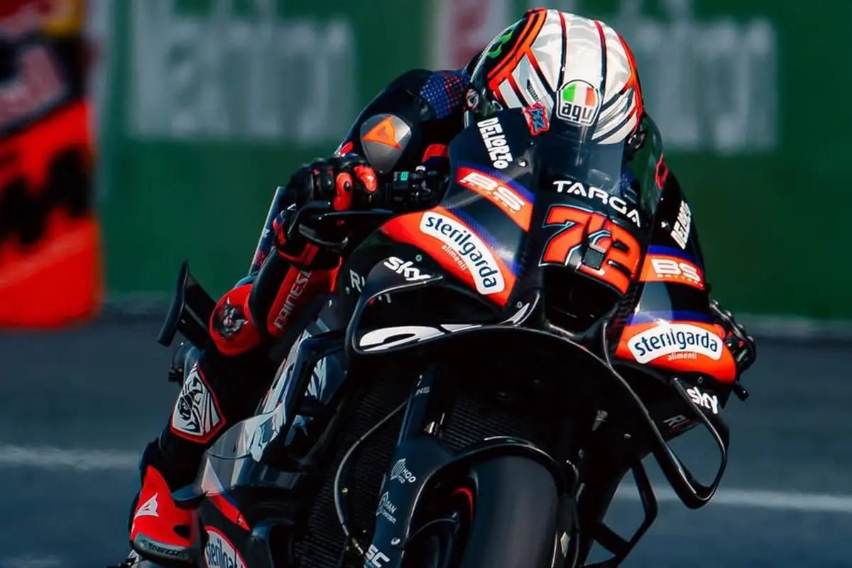 Pembalap Aprilia Racing, Marco Bezzecchi.