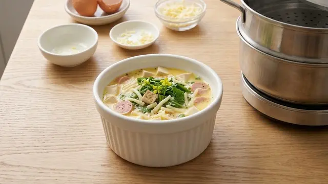 Resep omelet telur kukus 