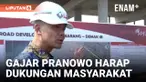 TINJAU PROYEK TOL SEMARANG-DEMAK SEKSI 1, GANJAR PRANOWO HARAP MASYARAKAT DAPAT MENDUKUNG