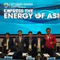 Presiden Federasi Olahraga Elektronik Asia (AESF), Kenneth Fok, bertekad mewujudkan impian eSports untuk dipertandingan di Olimpiade 2020. (Bola.com/Zulfirdaus Harahap)