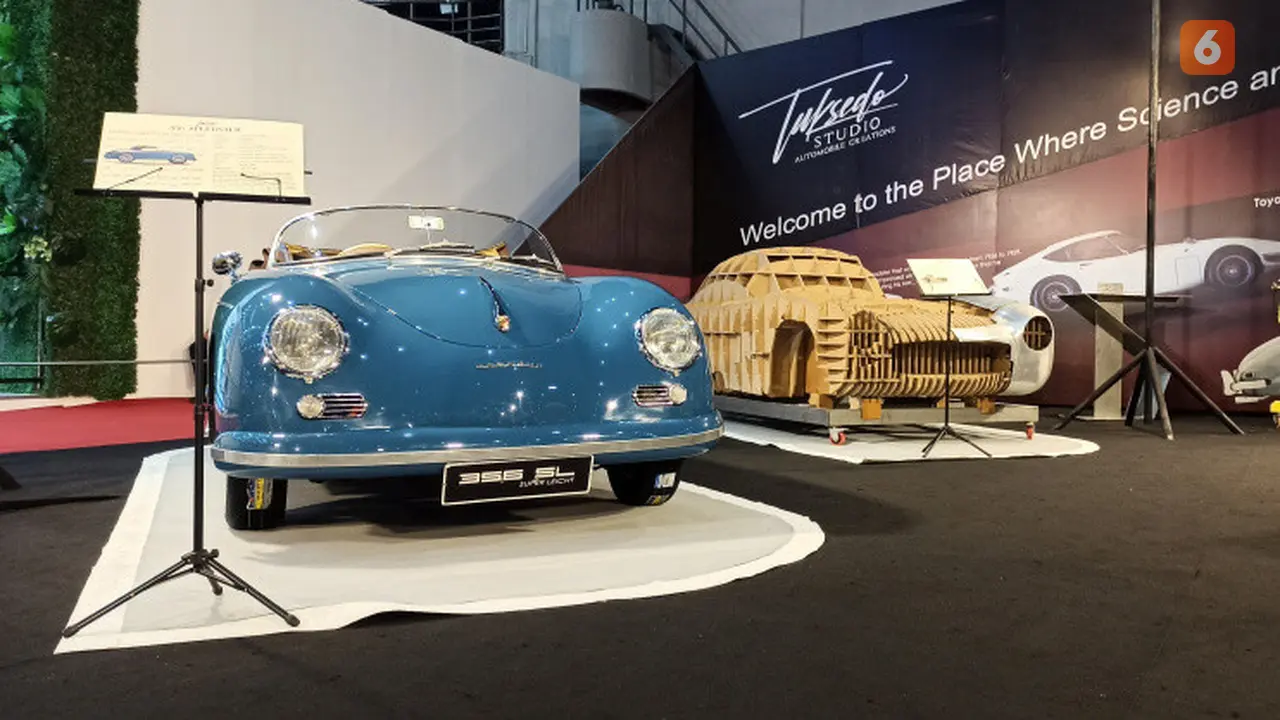 Hasil akhir kit car yang dibuat secara hand made oleh Tuxedo Studio (Fahmi/Liputan6)