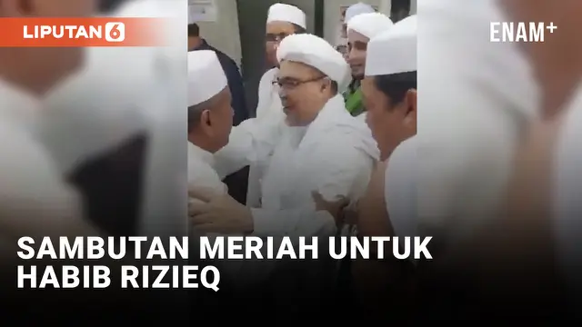 Sambutan Meriah Untuk Habib Rizieq di Petamburan